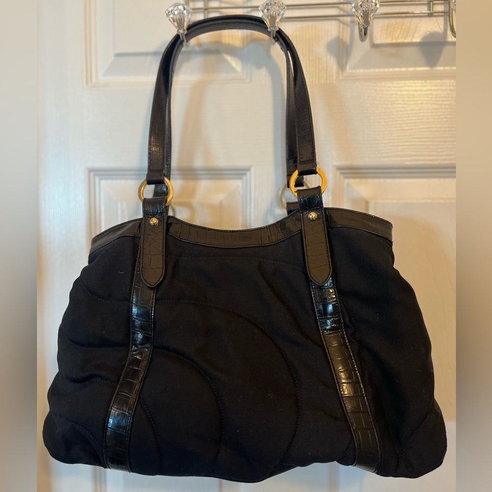 Mont Blanc Black Vintage Women's Shoulder Bag